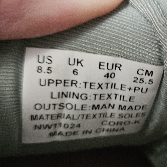 U.S. Polo Assn. Blue Green Athletic Shoes Size 8.5 NWOT - Picture 9 of 9